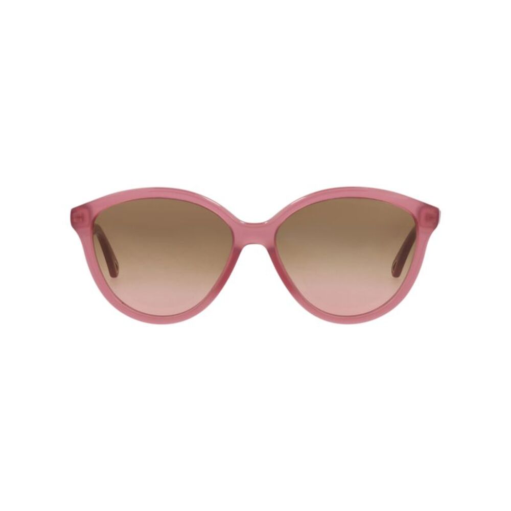 Chloé Round-Frame Bio Acetate Sunglasses Red Womens